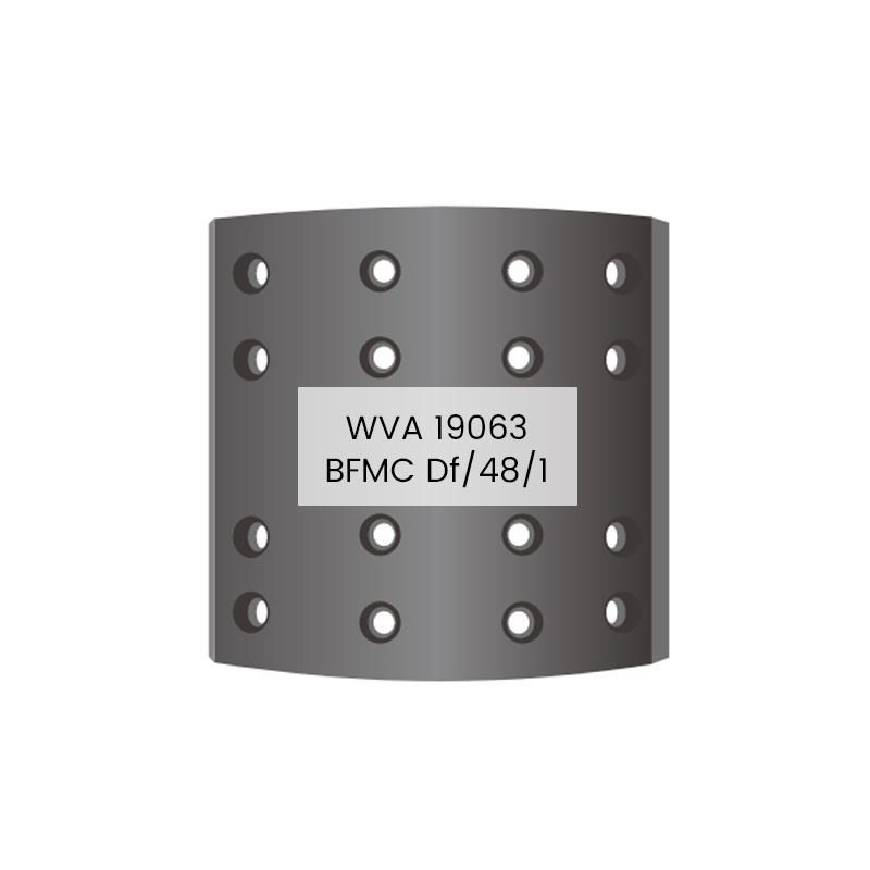 Vrachtwagenremvoering 19063 Df/48/1 voor BOVA,DAF