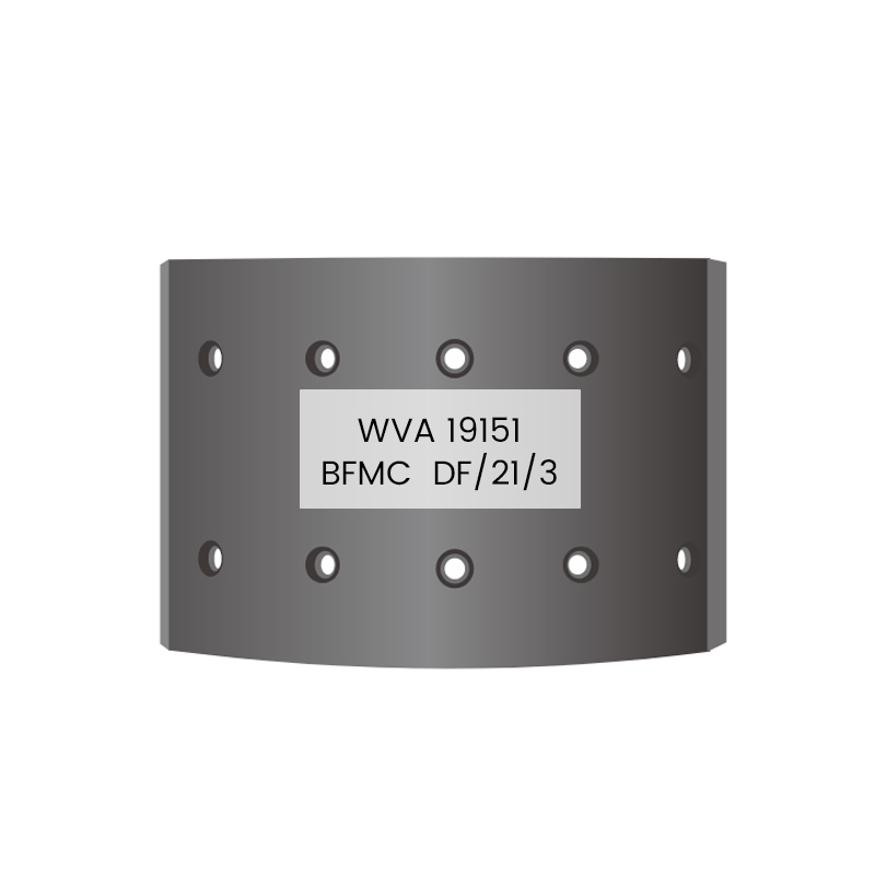 Premium kwaliteit remvoering 19151 DF/21/3 voor BOVA,DAF