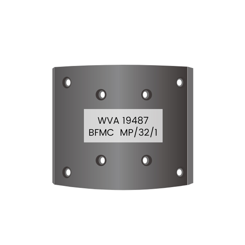 Superieure kwaliteit remvoering 19487 MP/32/1 voor MAN,MERCEDES-Benz
