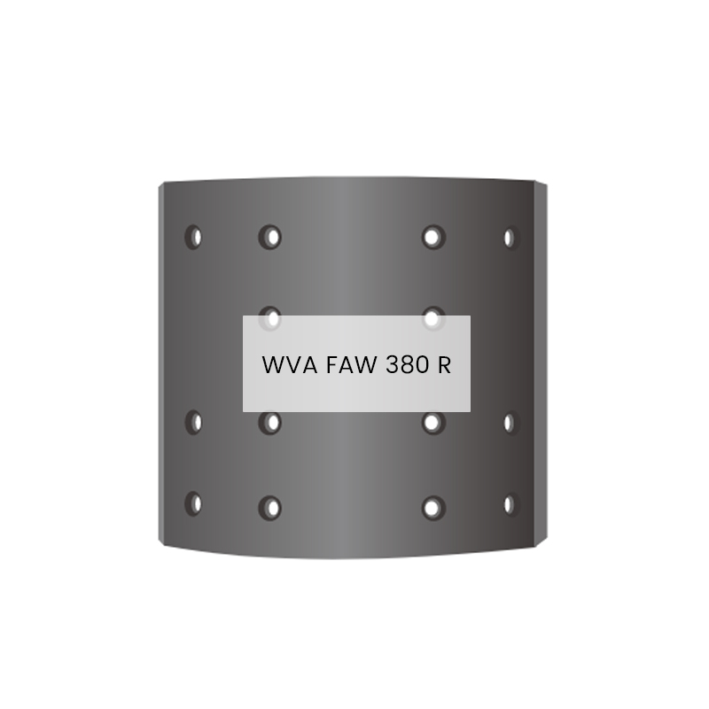 Vrachtwagenremvoering FAW 380 R voor FAW 14 gaten